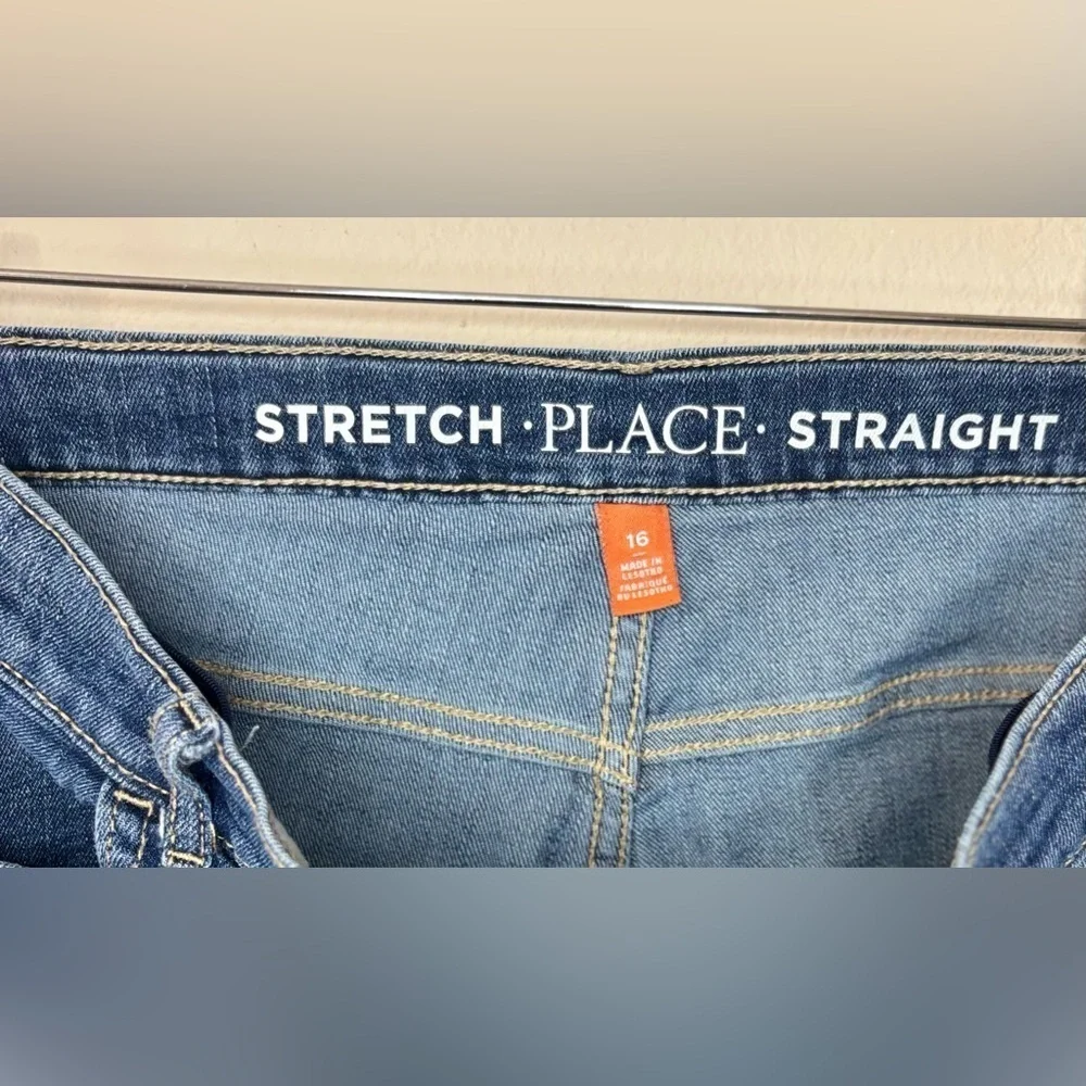 The Children's Place Stretch Adjustable Waist Boys Jeans - Size 16